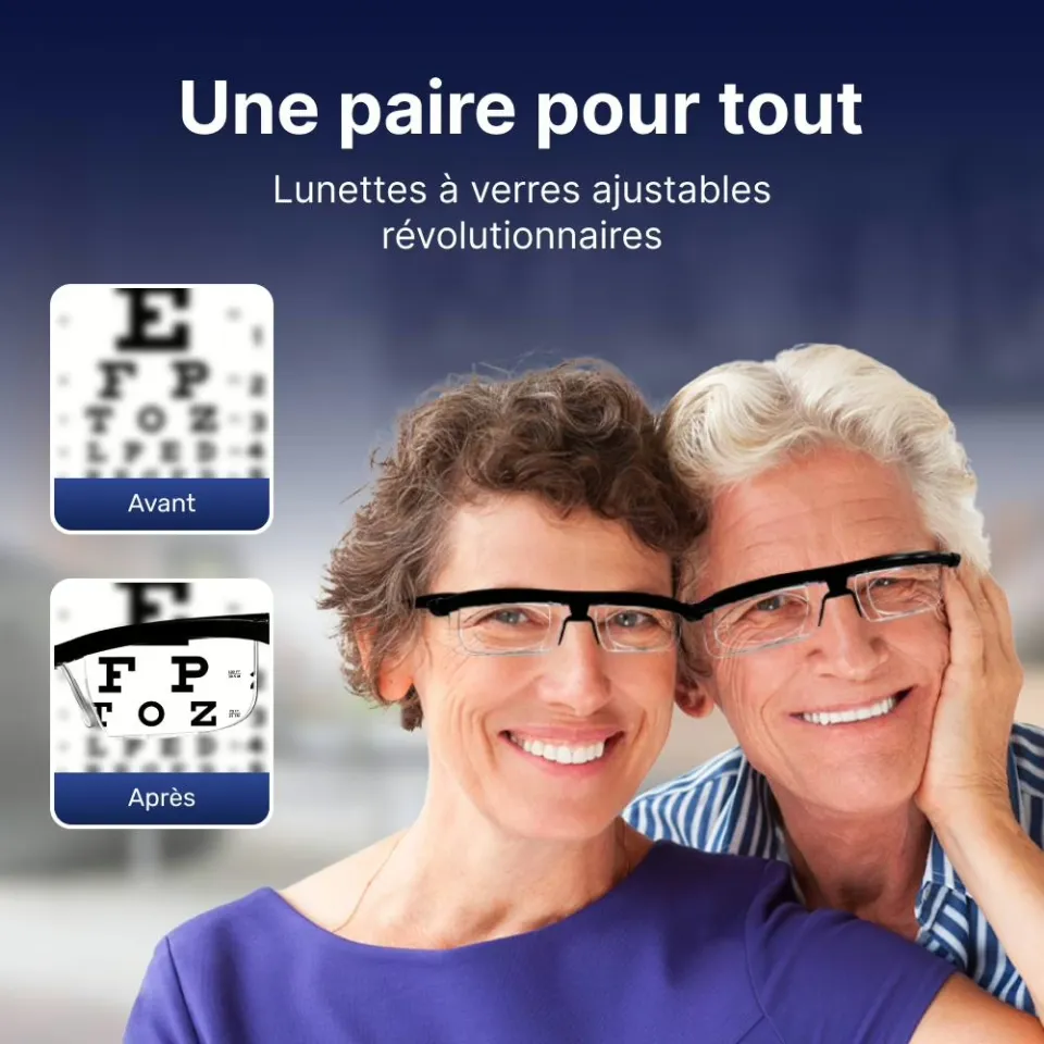 NexOptrics lunettes à verres réglables